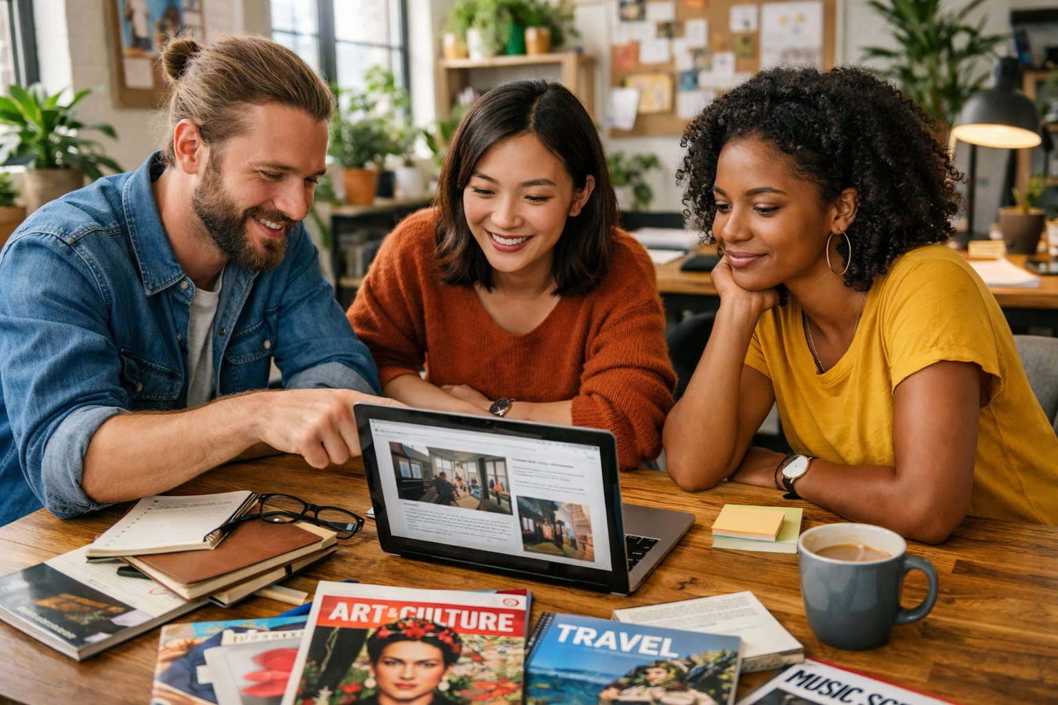 Editöryal ekip çalışması