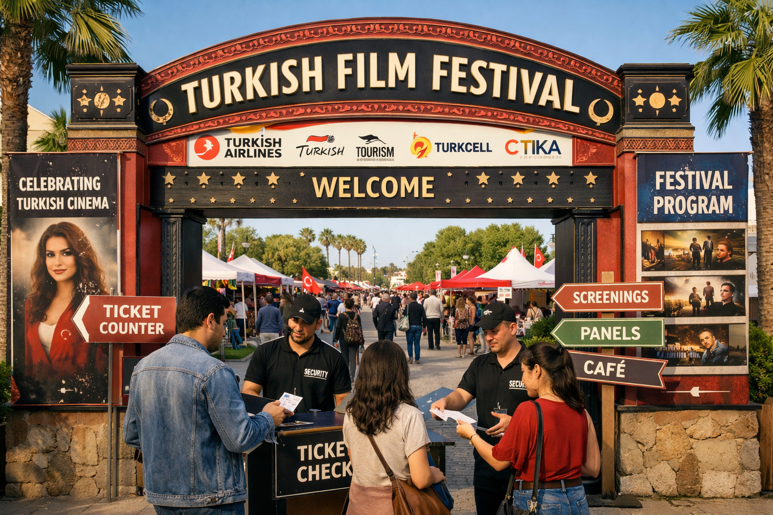 Festival kültürü ve etkinlik girişi