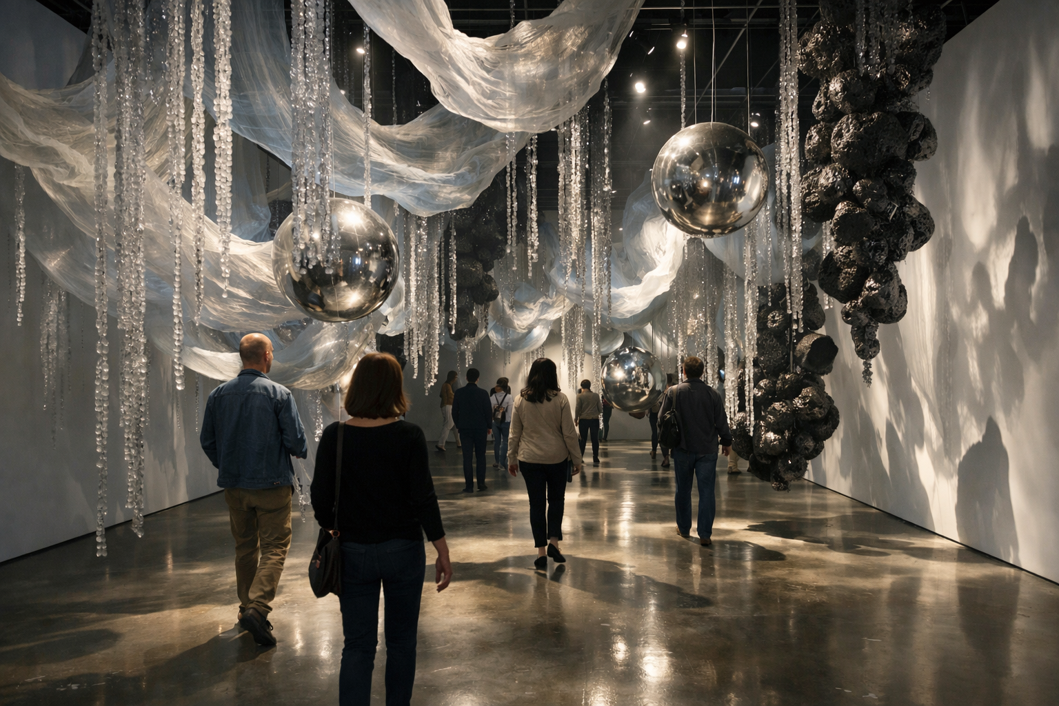 Galeri enstalasyon görünümü