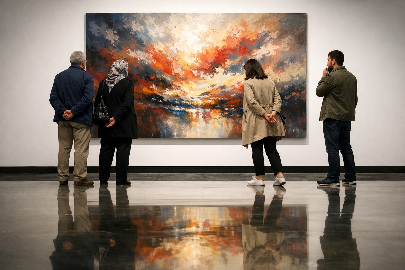 Sergi ziyaretçileri